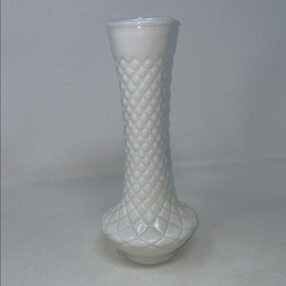 Vintage Randall White Milk Glass Bud Vase